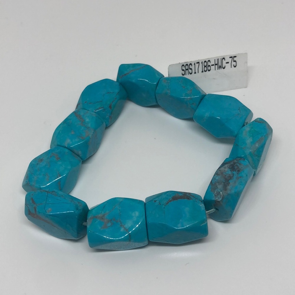 Dyed Howlite stretch bracelet